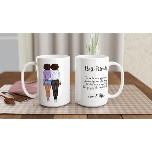 Personalized Friendship Mug - White 15oz Ceramic Mug